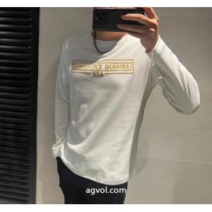 ARMANIブランド 偽物 激安 通販今季流行りの人気新作大人レディなシルエット長袖Tシャツ