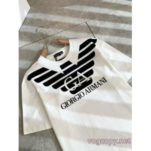 ARMANI半袖Tシャツ清潔感溢れる ファション性の高い 高級素材偽 ブランド