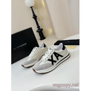 スニーカーレア色入荷 シックでお洒落な 高級感あるARMANIコピー ブランド 通販 安心..