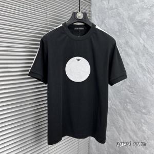 通販 ブランド超必須アイテム 自分らしく 優しい印象を与えてくれ半袖TシャツARMANI