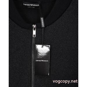 EMPORIO ARmani/アルマーニファスナーロゴ刺繍アルファベット野球ウェアジャケットカーディガン