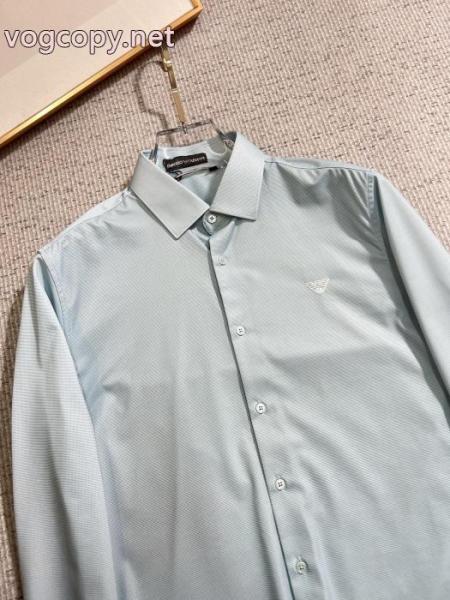 お洒落で秋冬注目トレンド 注目度No.1コラボ 完売必須☆お早めにARMANI 長袖 Tシャツ衬衫ブランド コピー.. 1