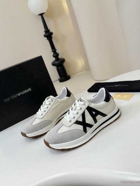 スニーカーレア色入荷 シックでお洒落な 高級感あるARMANIコピー ブランド 通販 安心.. 0