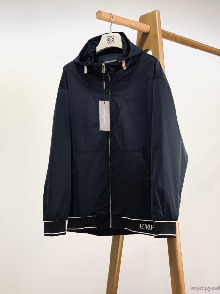 EmPorio Armaniアルマーニカジュアル連帽ジャケットパーカー 0 